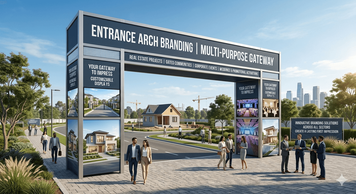 Entrance Arch advertising service